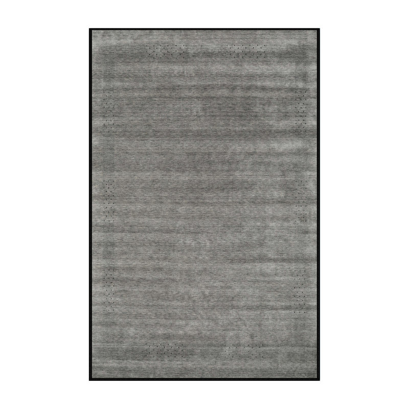 Tapis gris / noir, Rectangle 3 pi x 5 pi