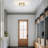 Alixandra 2-Light Flush Mount Glass Ceiling Light with Metal Frame-1640798741-1621395374