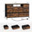 Chest Of 8 Drawers, Dressing Table With Charging Station, TV Cabinet With LED, 2 Sockets And 2 USB, Fabric Drawer Unit