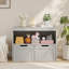 Organisateur de livres, armoire de rangement pour jouets, gris