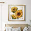 Tournesol d'été I - peinture encadrée-68643870-68643864