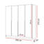 4 Door Manufactured Wood Wardrobe-13612457
