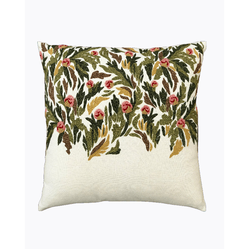 Tapestry Rose Pillow Cover 20x20 Inch
