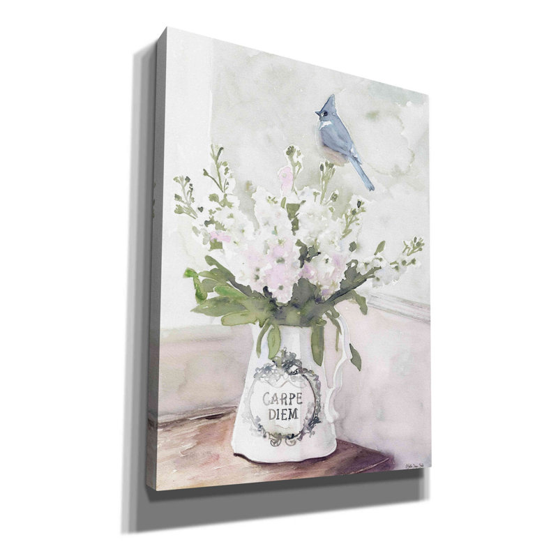 «Parisian Pot 3» par Stellar Design Studio, art mural sur toile, H 54 po x l 40 po x P 1,5 po
