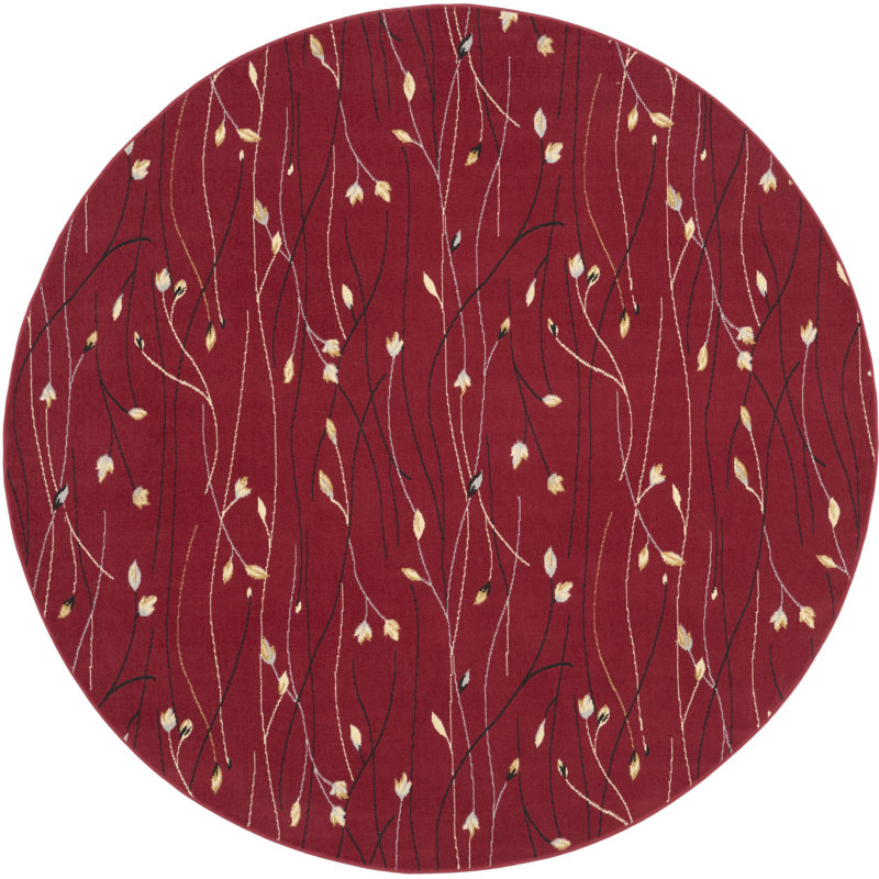 Tapis rouge Bo Botanical Eclectic, Rond 8 pi