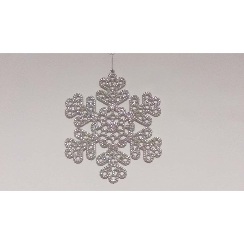 Ornement en flocon de neige en forme de noël paillettes