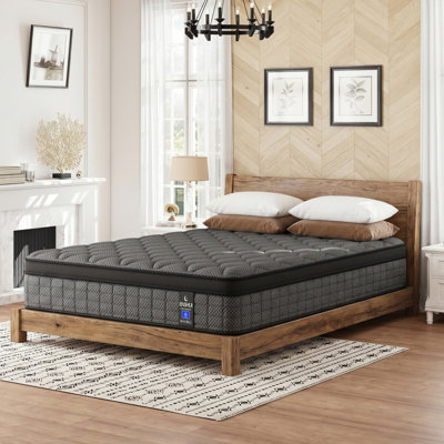 ENSHUI 14" Medium Breathable Hybrid Mattress