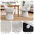 Upholstered Linen swivel accent chair