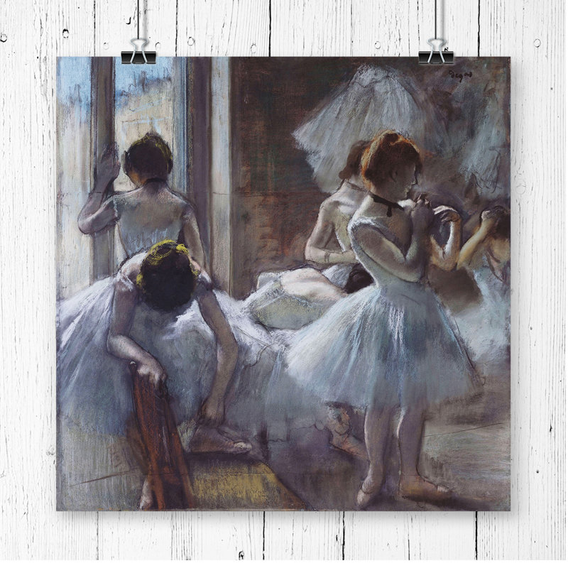 Edgar Degas Dancers Preparing - Frameless Print, 50.8cm H x 50.8cm W