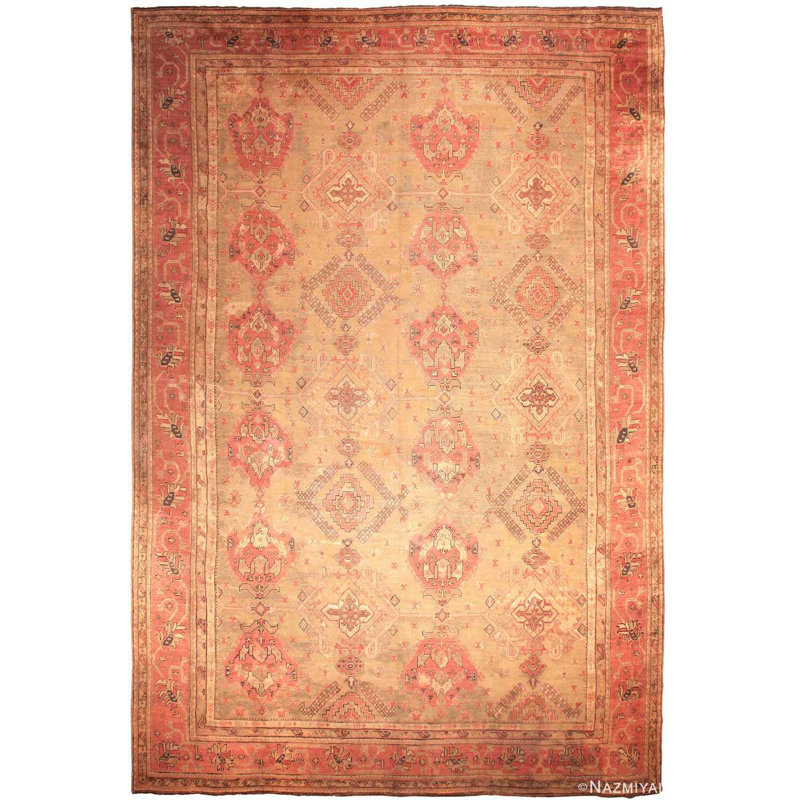 Tapis turc Oushak Shabby Elegance
