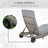 Outsunny Chaise Lounge Pool Chair, Outdoor PE Rattan Cushioned Patio Sun Lounger W/ 5Level Adjustable Backrest & Wheels For Easy Movement, Wicker, Mixed Gray-1556545370