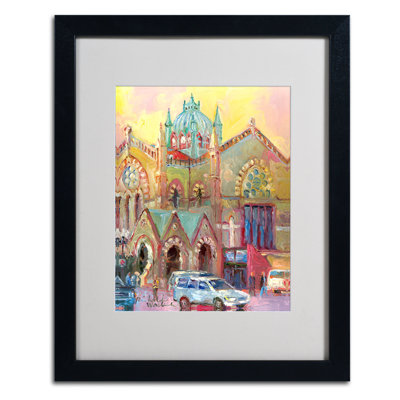 Javin 'Boston 2' Framed Painting Print on Canvas