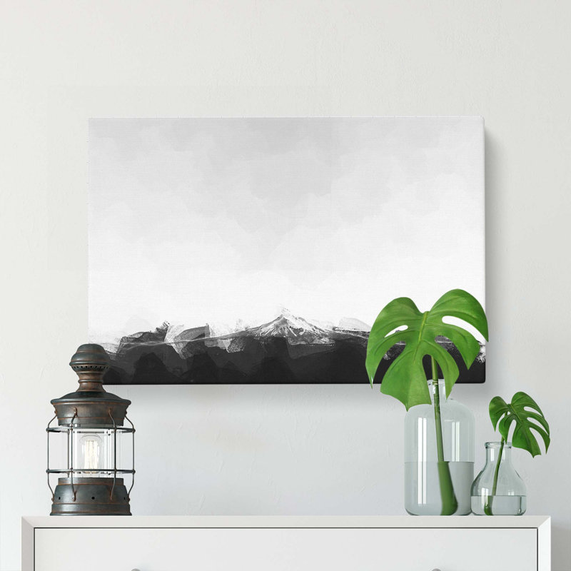 Mount Hood In Oregon In Abstract - Wrapped Canvas, 50cm H x 76cm W x 3cm D