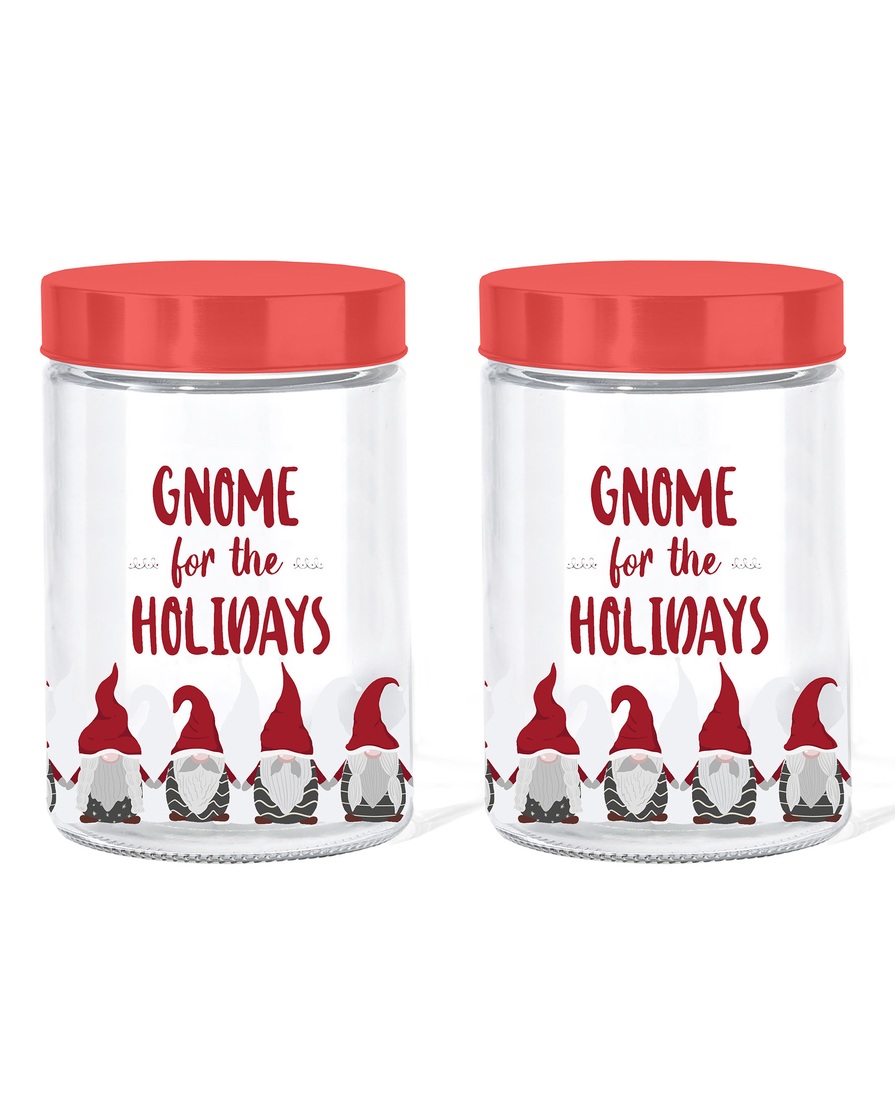 The Holiday Aisle® Glass Canister Set of 2 Wayfair