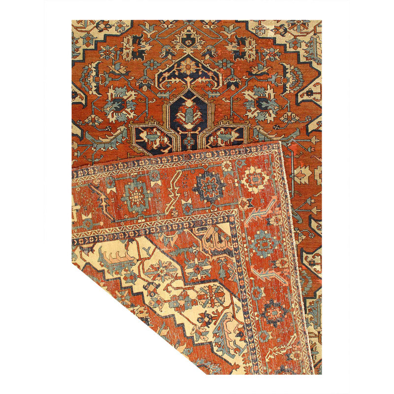 One-of-a-Kind Rectangle 10' X 13'2'' Hand Knotted Area Rug
