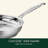 Cuisinart Chef's Classic Stainless Steel Skillet 10 in. Silver-11965812