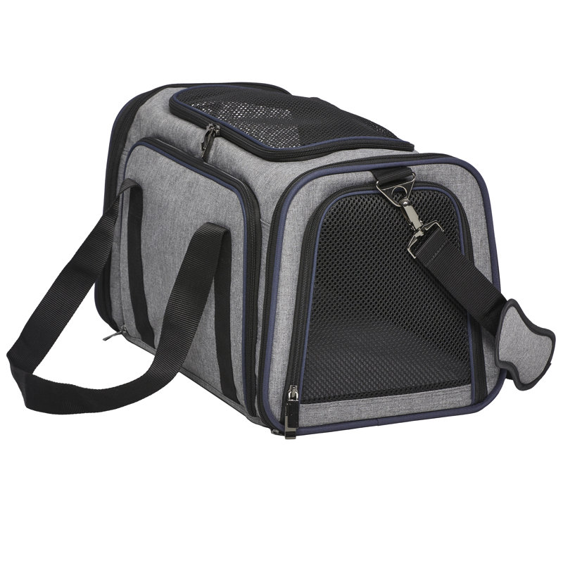 Sac de transport Duffy, Gris, Moyen (H 11,26 po x l 11,15 po x P 18,31 po)
