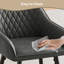 Blissfield Upholstered Counter Stool with Metal Frame-2069237527