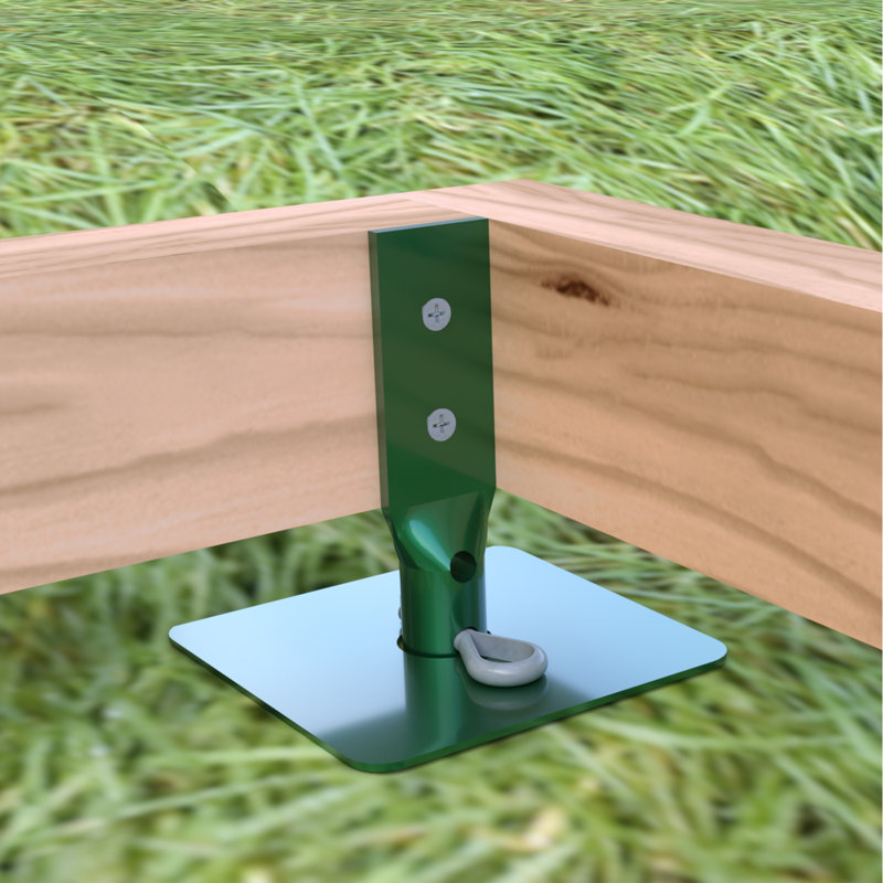 Shire GB Rust Resistant Foundation Kit, 39cm H x 75cm W x 179cm D