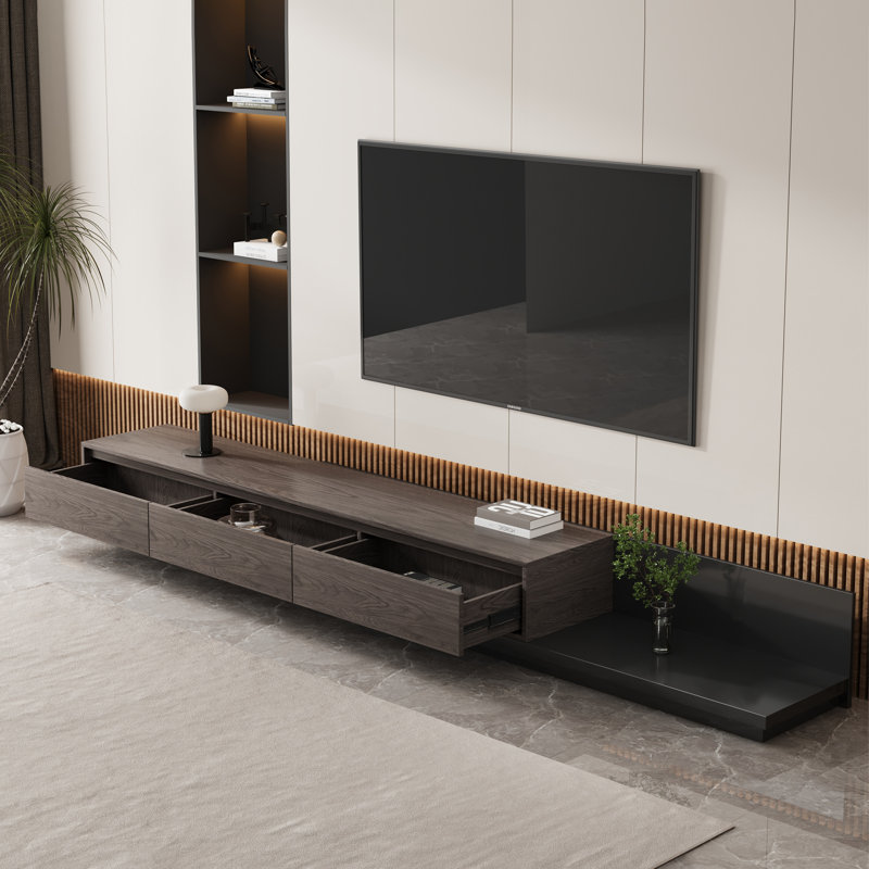 Armoire télé extensible 78,7 po avec trois tiroirs Lok