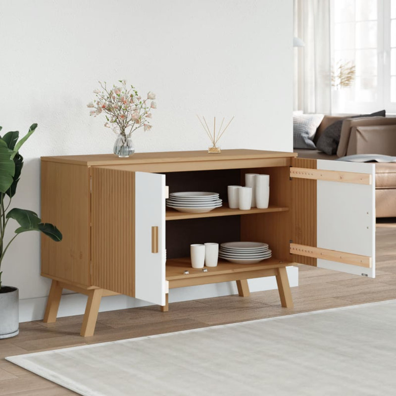 Joanna 114cm Sideboard, White