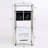 Black White Laundry Hamper Sorter, 3 Tier, 4 Bags, Waterproof , Heavy-Duty Construction Enough Space For Toiletries