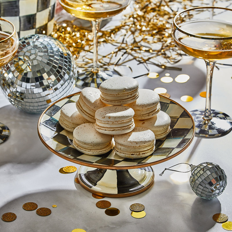 Courtly Check Pedestal Platter