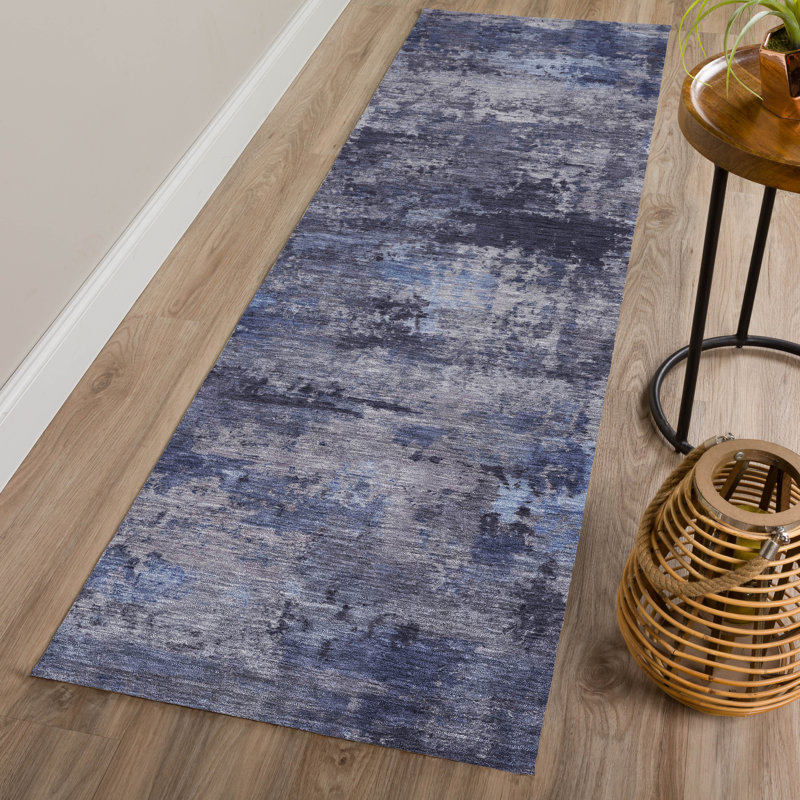 Machine Washable Indoor/Outdoor Jozwiak ACN2370 Abstract Rug, Runner 2'3" x 7'6"