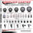 316SS Thermoplastic Rubber Threaded Stem Caster Set Brake SCC