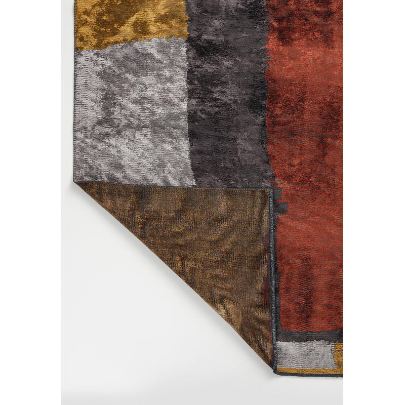 Rapture Abstract Area Rug, Rectangle 6'7" x 8'3"