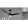 Madiun 1155cm Ceiling Fan with LED Lights
