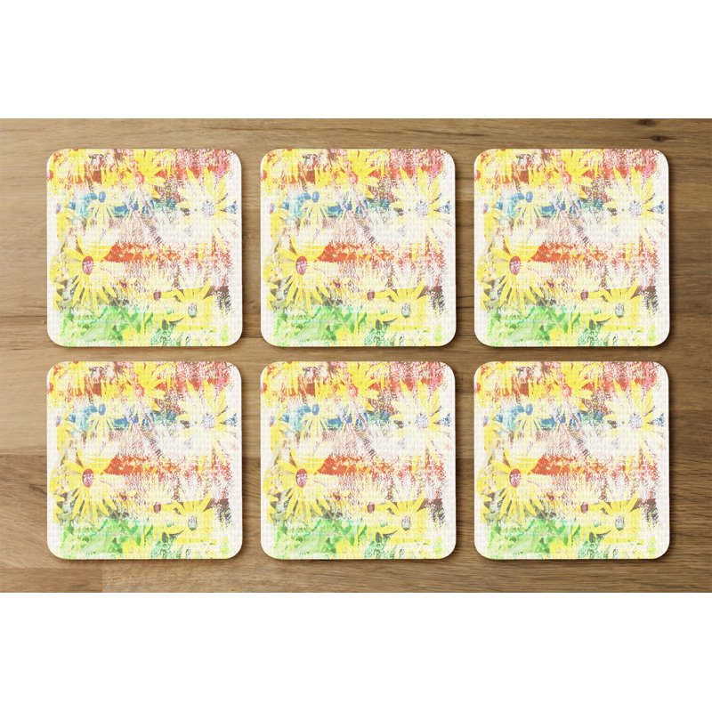 Square 6 Piece Coaster Set