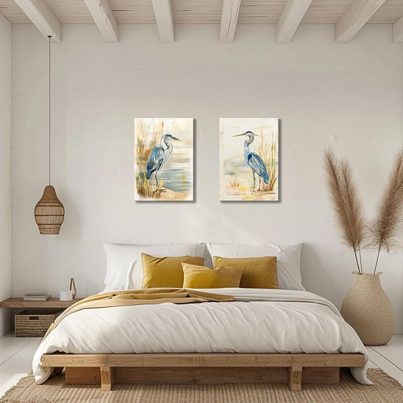 2 Piece Wrapped Canvas Print, 60 cm H x 80 cm W