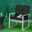Outsunny 2-Piece Garden Seat and Back Cushion Set-671358151