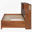 Lit de jour simple en bois avec 3 tiroirs de rangement, tête de lit souple, tablette et ports USB intégrés, -756825688