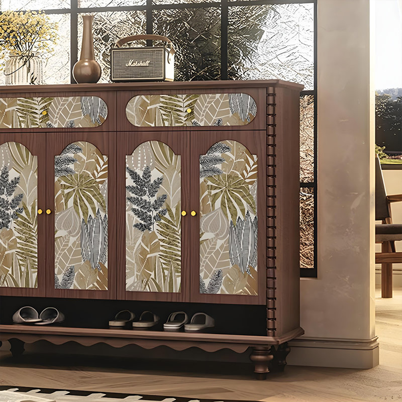 Armoire de rangement pour chaussures Modern Luxury, Noyer