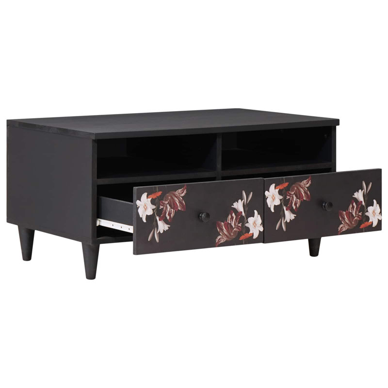 Solid Wood Coffee Table with Storage