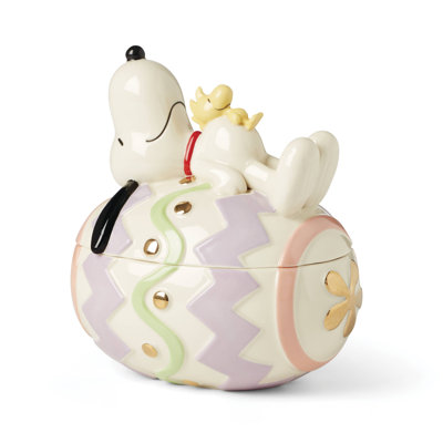 Peanuts Easter Snoopy Covered Candy Dish