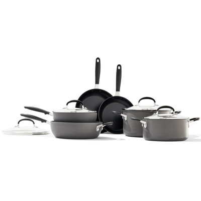 OXO 10 Piece Anodized Aluminum Cookware Set