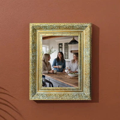 Antique Gold 3 PCS 8" x 10" Everyday Picture Frame with Photo Protector