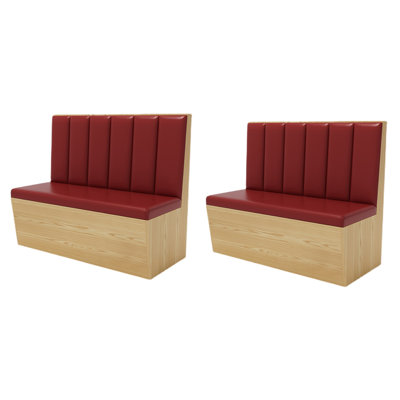 Faux Leather Upholstered Bench