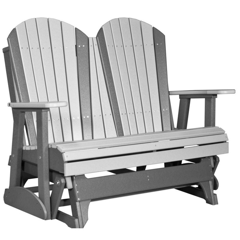Neerings Outdoor Glider, Dove Gray/Slate