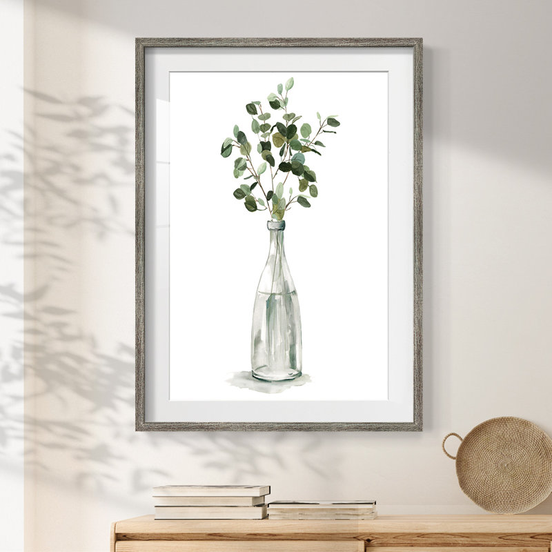 Palmea -Gallery Wrapped Canvas, Distressed, 25.5" H x 17.5" W