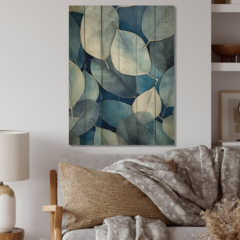 Jarrel Leafs Harmony sur impression sur bois, H 20 po x l 10 po x P 0,78 po