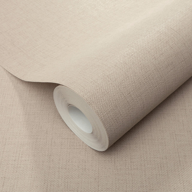 Echo Jute Texture Wallpaper, Taupe