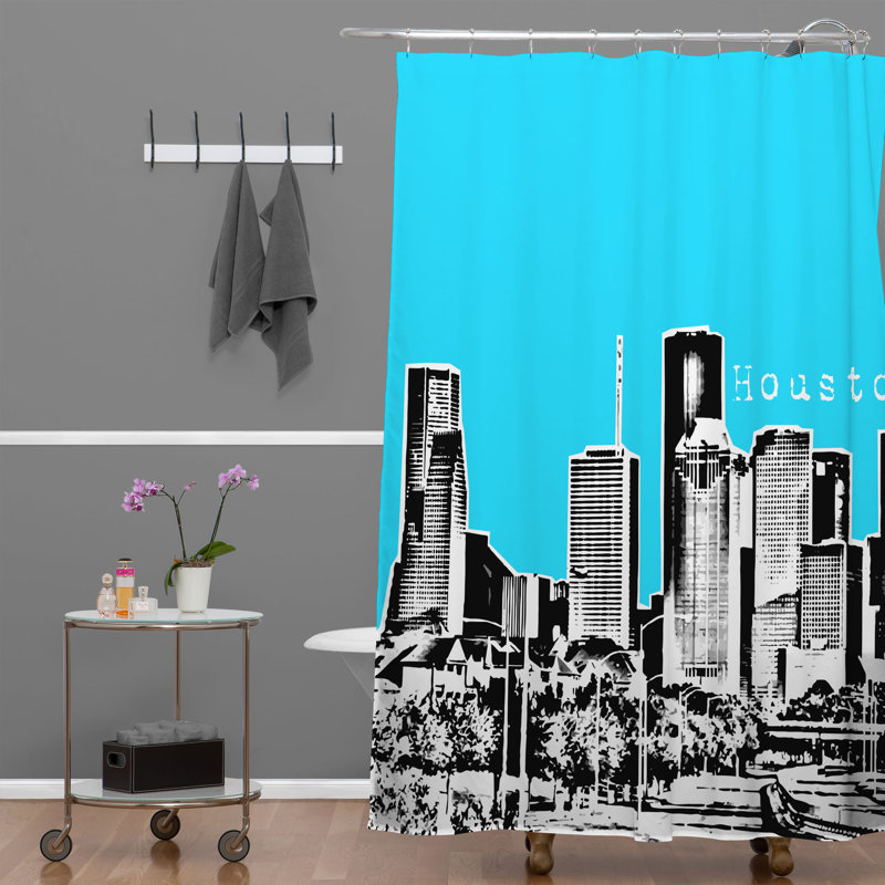 Rideau de douche simple houston Bird Ave, Ciel
