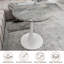Table d'appoint ronde à plateau en marbre avec base piédestal conique (table seulement)-859725919-859725990