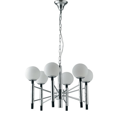 Libra 6 - Light Shaded Chandelier