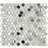 Mirage 1" x 1" Natural Stone/Glass Penny Round Mosaic Tile-36949029