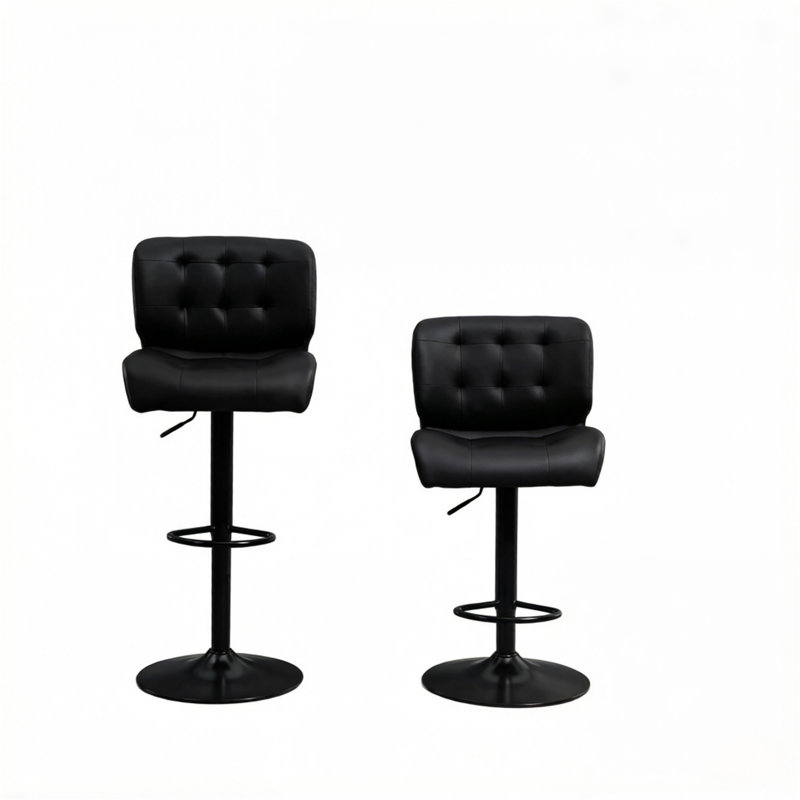 Ensemble de 2 chaises de cuisine capitonnées